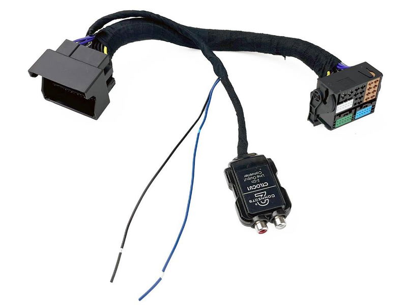 VAG, Scania, Volvo Trucks (MIB/PQ – 52-pin Quadlock) – 2-kanals Line Out Converter