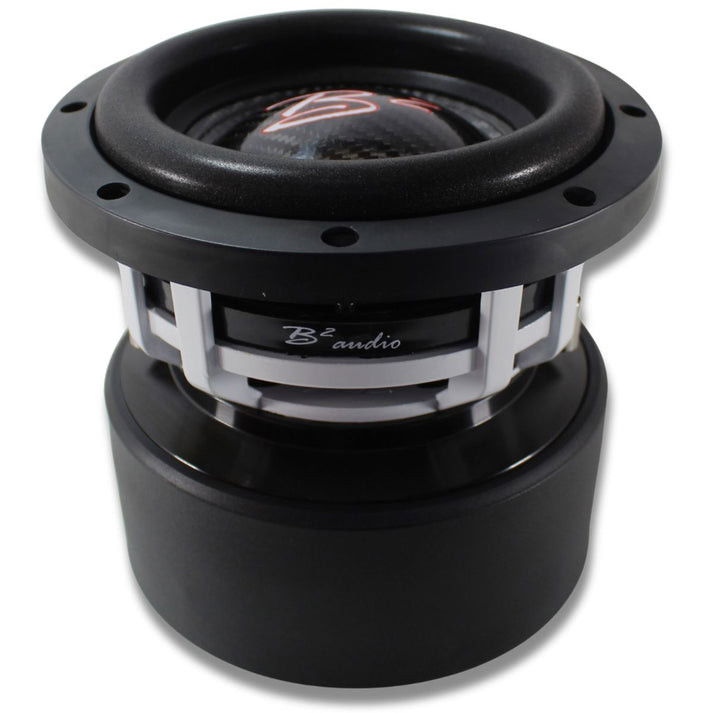 B2 Audio RAMPAGE Competition Series 6.5" 1000 Watt RMS Carbon Fiber Dual 2-Ohm 2" Voice Coil Subwoofer B2 Audio RAMPAGE Competition Series 6.5" 1000 Watt RMS Carbon Fiber Dual 2-Ohm 2" Voice Coil Subwoofer