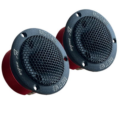 B2 Audio RAGE Series Pair of 1" 4-Ohm 75 Watt RMS Neodymium Tweeters, OD 2.95" RAGE ST NEO B2 Audio RAGE Series Pair of 1" 4-Ohm 75 Watt RMS Neodymium Tweeters, OD 2.95" RAGE ST NEO