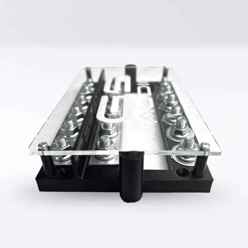 GS Audio | Car Audio 6+6 ANL Fuse Holder with Plexiglass Cover