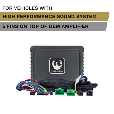 Phoenix Gold ZDAP-VOL1 Plug & Play DSP Power-Up Kit for Volvo vehicles from 2018 – Up with 5-fin OEM amplifier