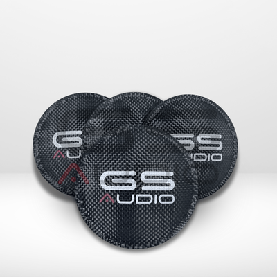 GS Audio Composite Fiber dammkåpa - 108mm Diameter