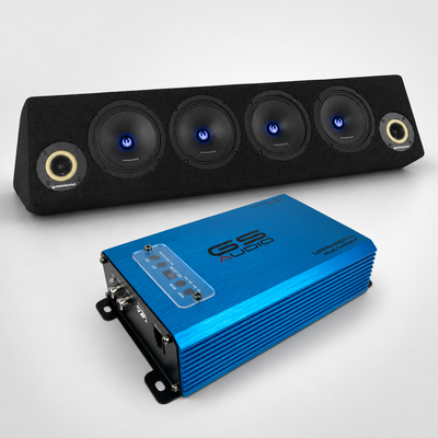 GS Audio / Phoenix gold RGB 4x6,5" planka med steg