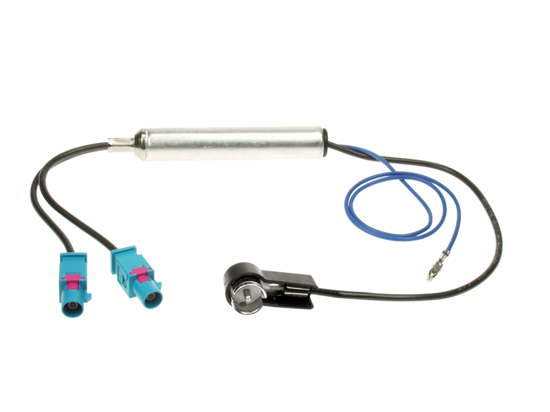 Antenna adapter double Fakra ISO Audi / Seat / Skoda / VW ( Huom! Acv on Phantom virralla ) 140294