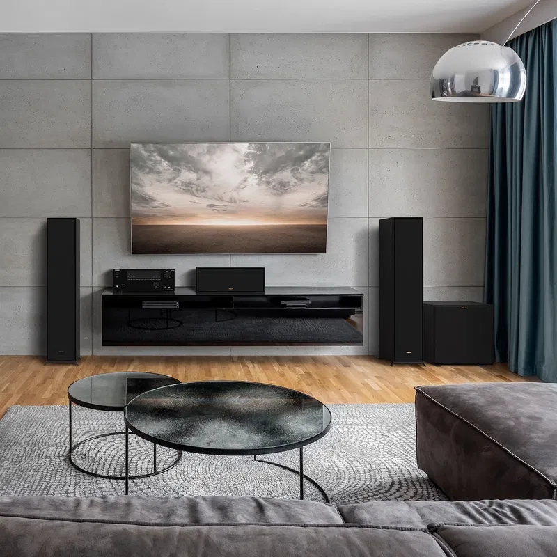 Klipsch R-121SW, subwoofer, svart