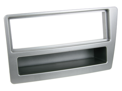 ACV 1-DIN facia plate with pocket Honda Civic 01/2004   silver 100631