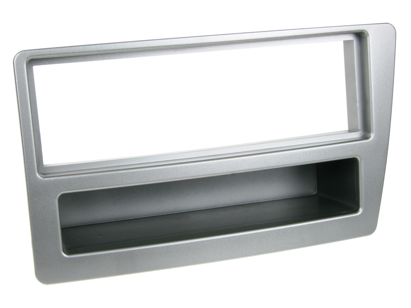 ACV 1-DIN facia plate with pocket Honda Civic 01/2004   silver 100631