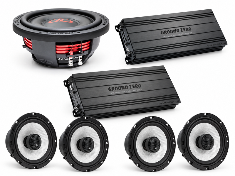 Scania Next Gen R/S Ground Zero/ DD Audio uppgraderingskit
