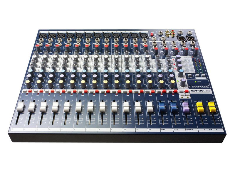 Soundcraft EFX12 | 12-ch mixer m inbyggd FX