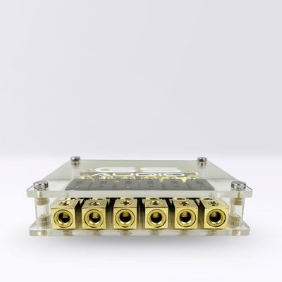 GS Audio ANL fuse holder IN:3x70 OUT:6x70 | Positive/Negative 6-Way