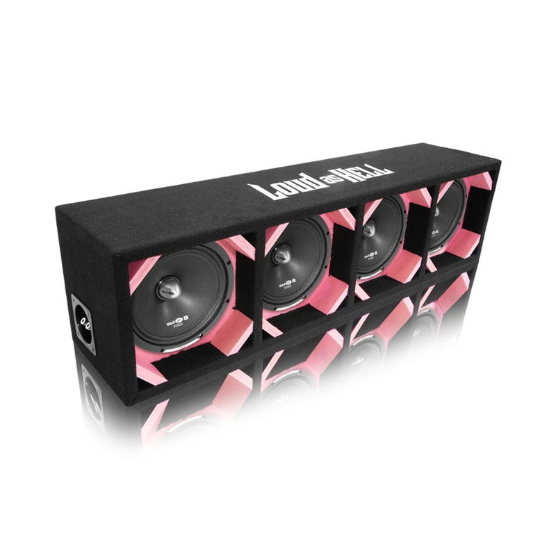 4x8" BLACKAIRPRO8M-V0 Kick låda