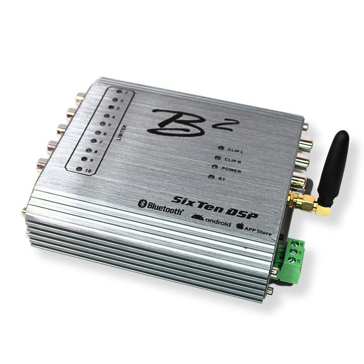 B2 Audio 6 input 10 output Channel DSP Bluetooth with IOS/Android App 96 KHz - 32 Bit B2 Audio 6 input 10 output Channel DSP Bluetooth with IOS/Android App 96 KHz - 32 Bit
