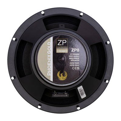 Phoenix Gold ZP8 8” Pro audio midrange speaker