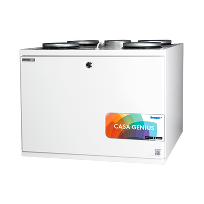 Swegon CASA W4 Ventilationsaggregat med eftervärmare Swegon CASA W4 Ventilationsaggregat med eftervärmare