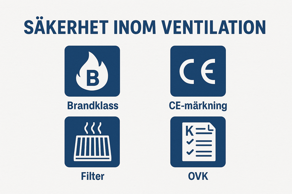 Säkerhet inom ventilation – allt du behöver veta.