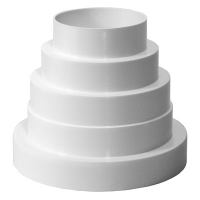 Plastreducerare ventilation – Flexibla adapter för ventilationssystem
