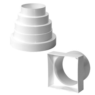 Plastreducerare ventilation – Flexibla adapter för ventilationssystem