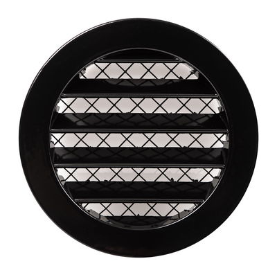 Ventilationsgaller i aluminium, Ø 100 mm (olika färger)
