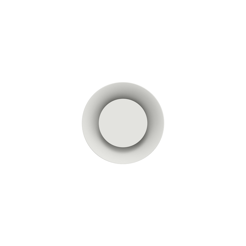 Pradovent Trimless Ø125 vit – Infällt designluftdon för diskret ventilation