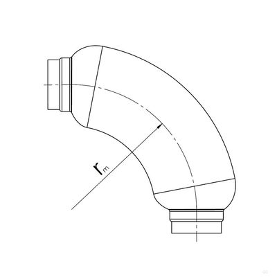 Flexibla Ljuddämpare med 50mm Isolering