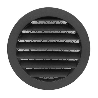 Ventilationsgaller i aluminium, Ø 125 mm (olika färger)