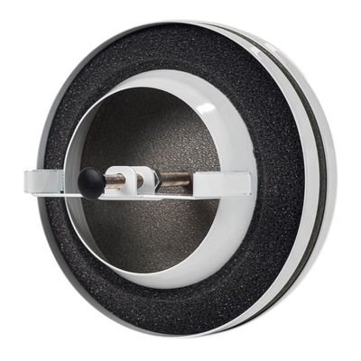 Väggventil med ljudisolering, metall (kit)
