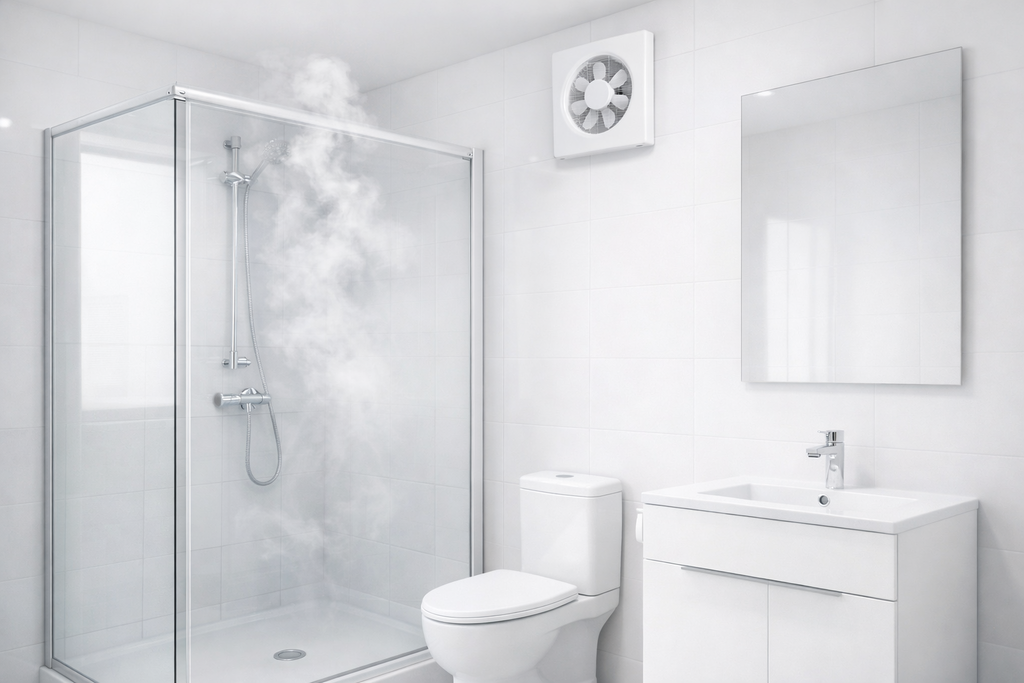 Ventilation i badrum – komplett guide till fläkt, luftflöde och installation