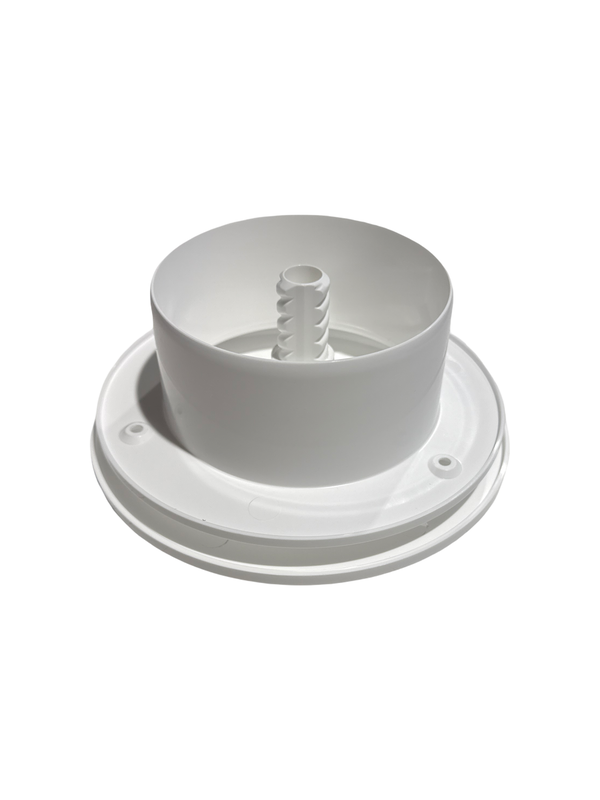 Plastluftdon universal A6 LDP – Justerbart ventilationsdon för runda kanaler