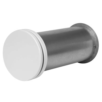 Väggventil med ljudisolering, metall (kit)