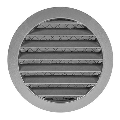 Ventilationsgaller i aluminium, Ø 125 mm (olika färger)