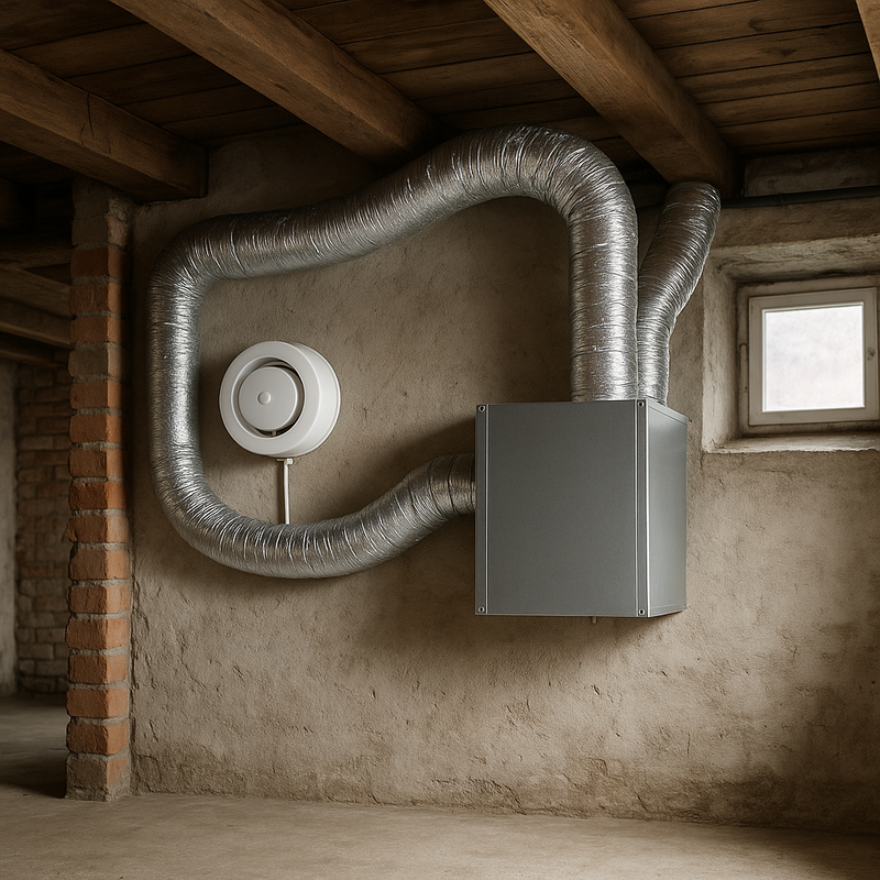 Ventilation i källaren – så får du frisk luft och minskar fukten