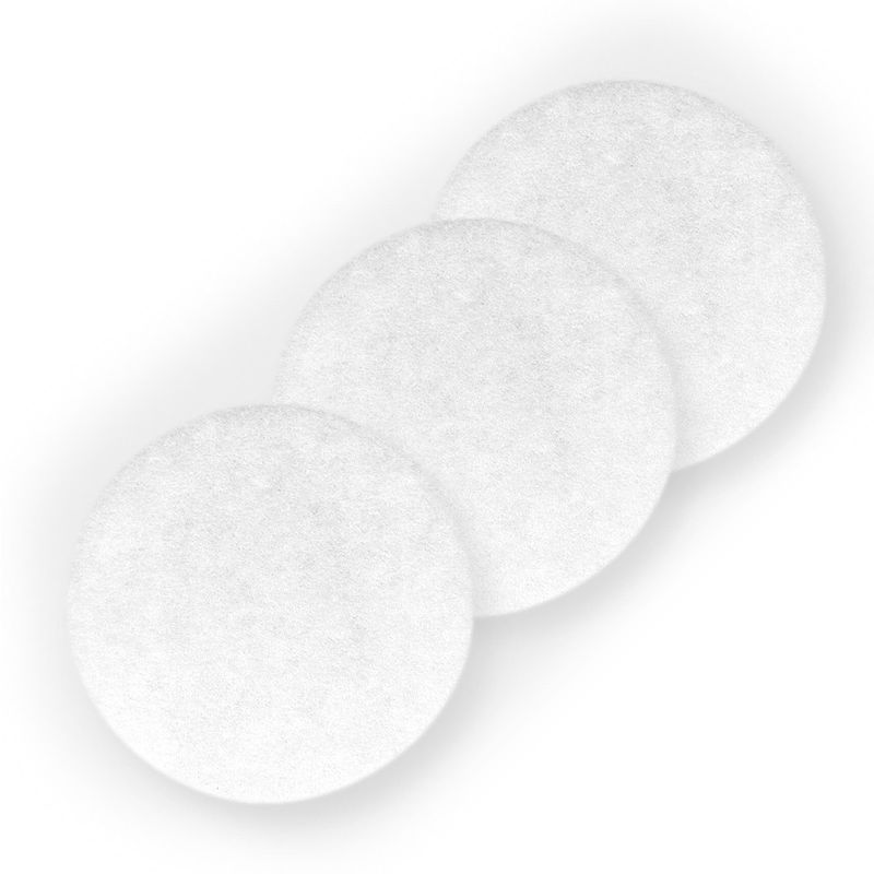 Filter (3 st) för ventilationssystem - runda standardfilter - välj storlek