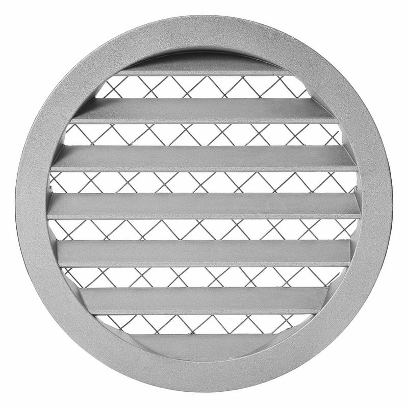 Ventilationsgaller i aluminium, Ø 160 mm (olika färger)