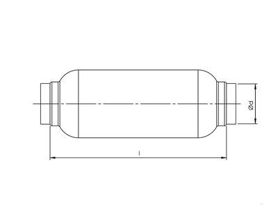 Flexibla Ljuddämpare med 50mm Isolering
