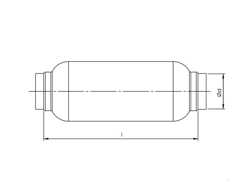 Flexibla Ljuddämpare med 50mm Isolering