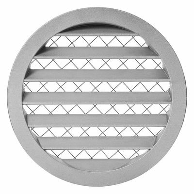 Ventilationsgaller i aluminium, Ø 125 mm (olika färger)