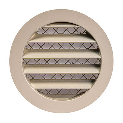 Ventilationsgaller i aluminium, Ø 100 mm (olika färger)