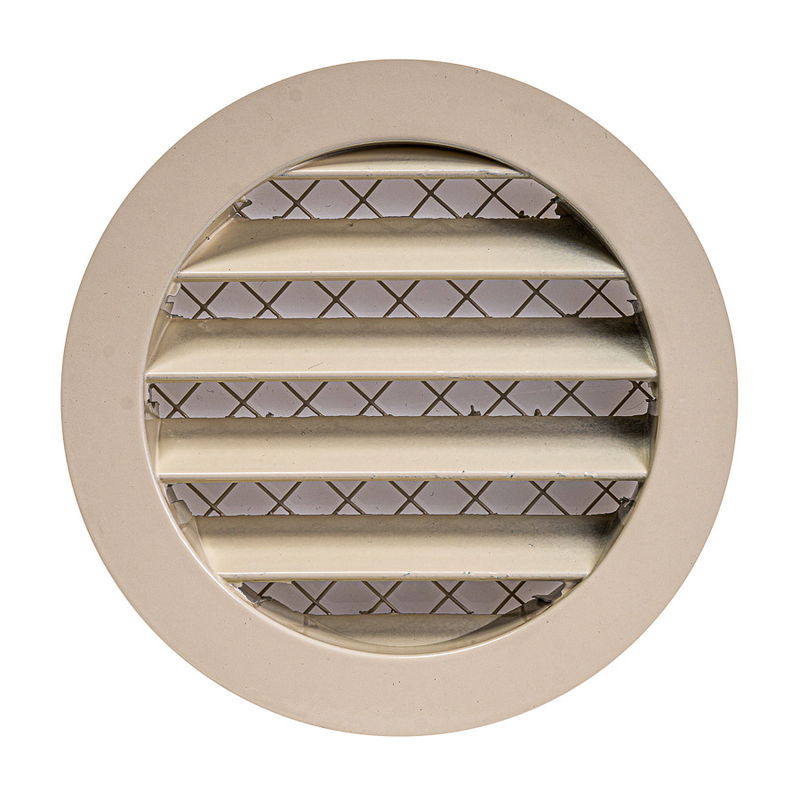 Ventilationsgaller i aluminium, Ø 100 mm (olika färger)