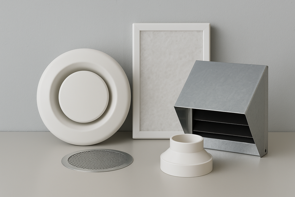 Ventilation & ventilationsdelar – komplett guide för galler, filter, HRV och bättre inomhusluft