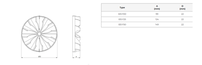 Backspjäll i flera storlekar