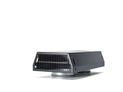 TWO - Combi Box with Grill, Ø125, BLACK 2