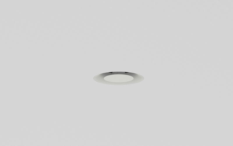 Pradovent Trimless Ø125 vit – Infällt designluftdon för diskret ventilation