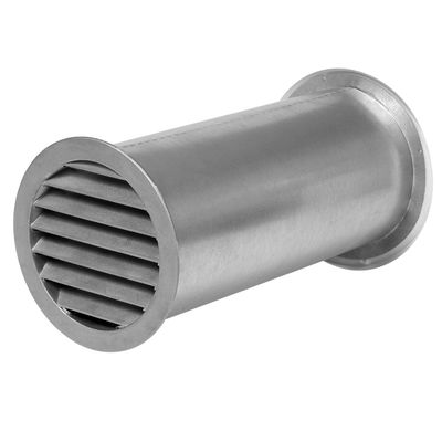 Väggventil med ljudisolering, metall (kit)