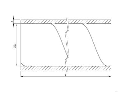 Förisolerad ventilationskanal (flera längder & diametrar)