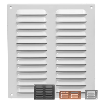 Ventilationsgaller i metall, MR-serien (olika färger/material)