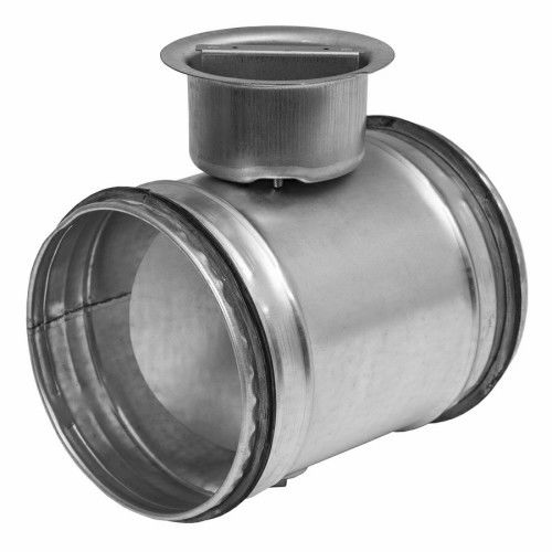 Injusteringsspjäll för cirkulära ventilationskanaler