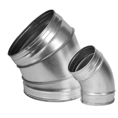 Ventilationsböj 30° utan packning - (Flera diametrar)