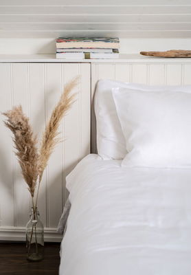 Örngott Nottingham Percale Lyocell Vit 50x60 Kosta Linnewäfveri