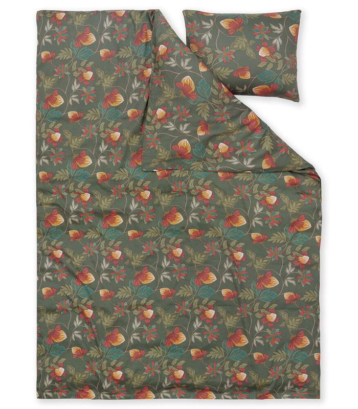 Bratteby Grön Satin Bäddset Enkeltäcke 150x210 Kosta Linnewäfveri tenant-sync-53Og5ajeQNKFDG61725603854
