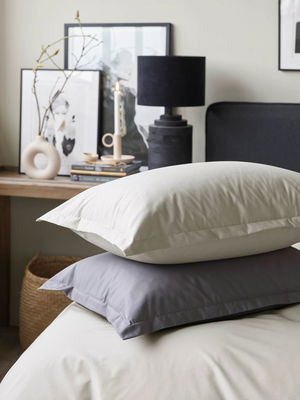 Örngott Egyptisk Bomull Percale Beige 50x60 Tempur